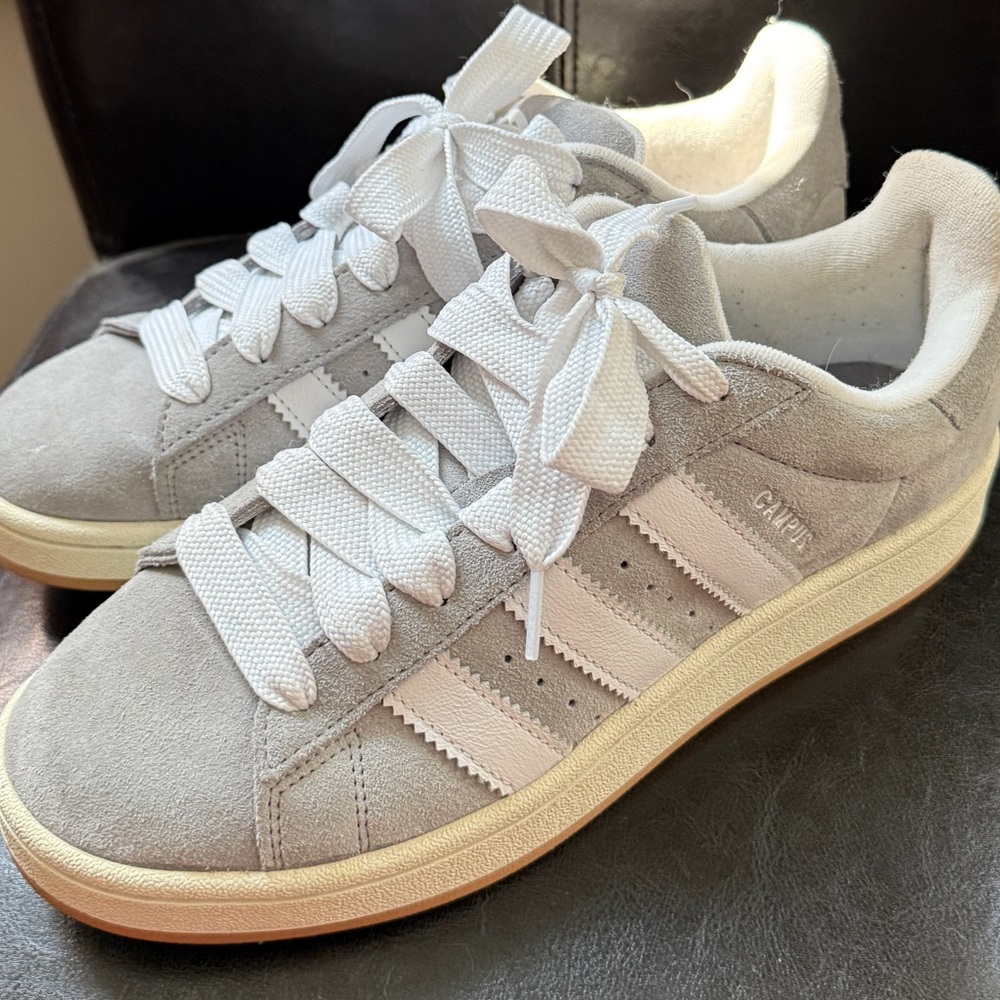 Adidas Gray and White Men’s Sneakers